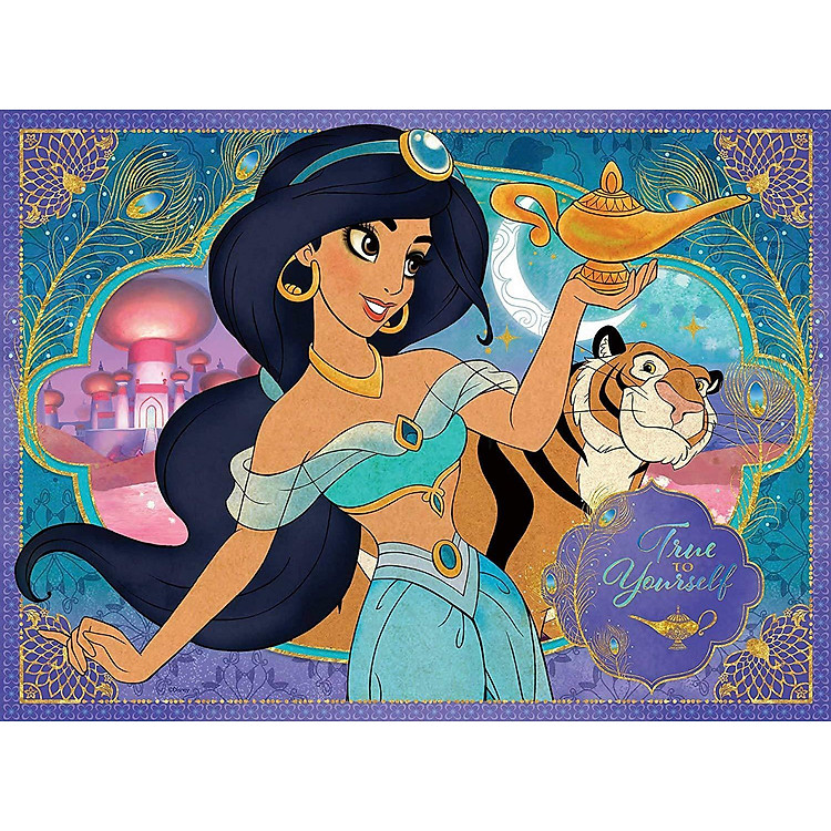Bộ xếp hình Disney Jasmine 100 mảnh Chính hãng Tiết kiệm - Hình ảnh 2