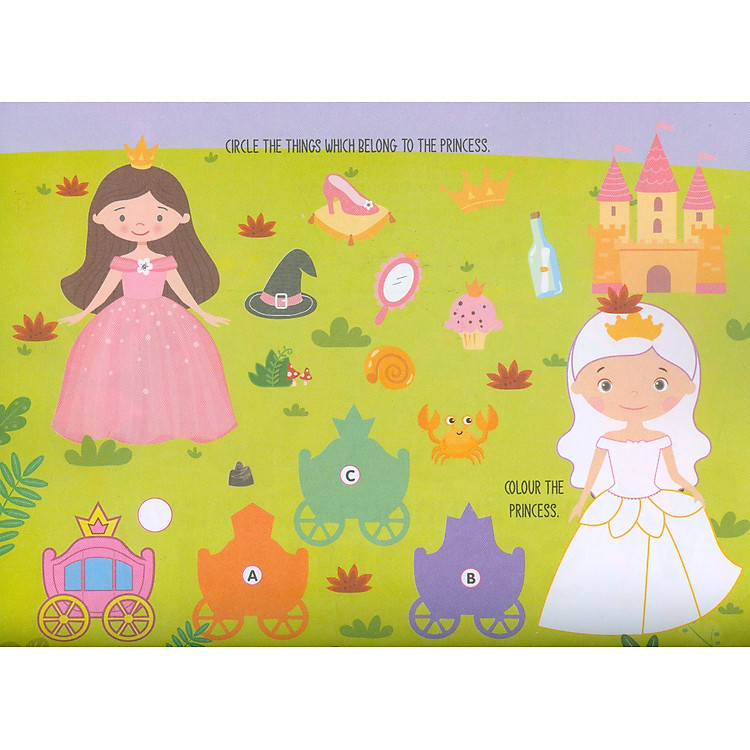 Fun With Princess - Activity And Colouring Book - Ảnh 3