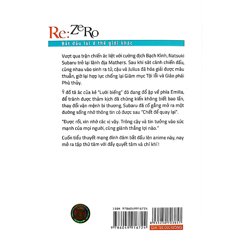 Re:Zero - Tập 8 - Ảnh 6