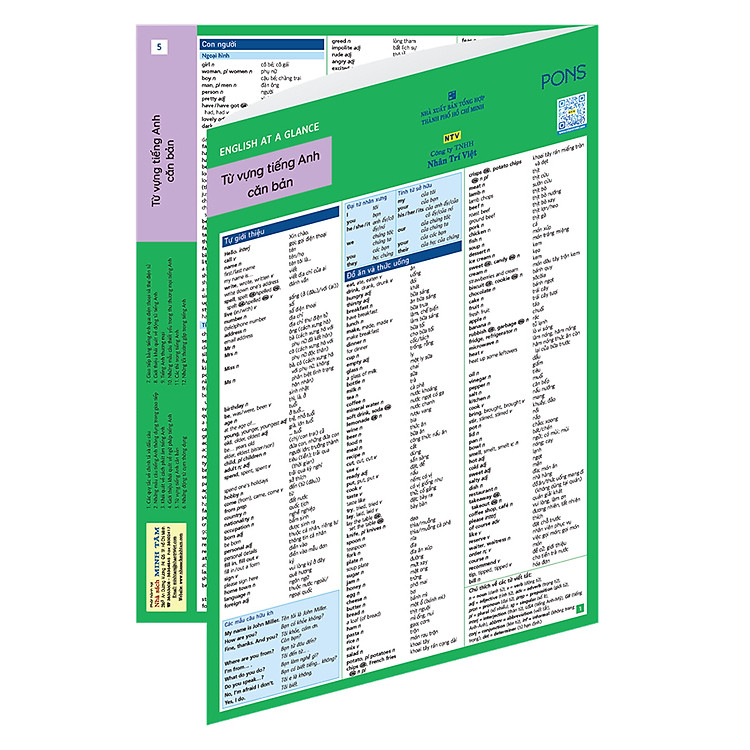 English At A Glance – Từ Vựng Tiếng Anh Căn Bản - Ảnh 2