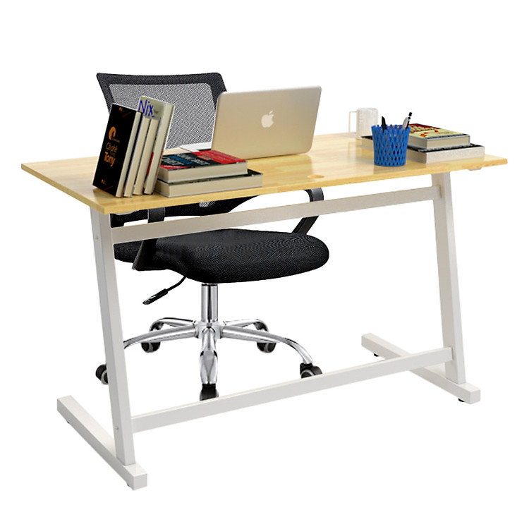 Bộ Bàn Rec-Z Trắng Và Ghế Đen IBIE IB517