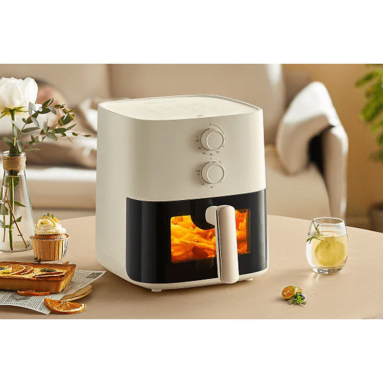 Nồi chiên không dầu Bear QZG-J15M1 (AF-4H15K), Dung tích 5 lít, Công suất 1500W Hàng Chính Hãng