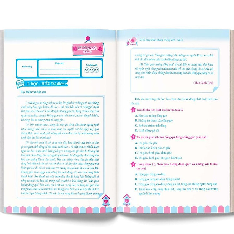 50 Đề Tăng Điểm Nhanh Tiếng Việt Lớp 5 – Học Nhẹ Nhàng – Dễ Dàng Điểm Cao - Ảnh 5