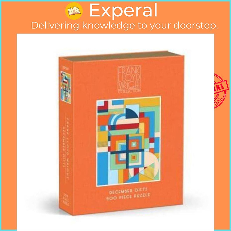 Sách - Frank Lloyd Wright December Gifts 500 Piece Book Puzzle by Galison (UK edition, paperback)