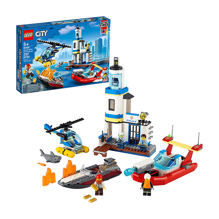 Đồ Chơi LEGO Trạm Cảnh Sát & Cứu Hỏa Chính hãng Giá tốt - Hình ảnh 4