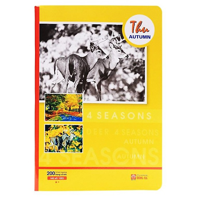 Combo 5 vở kẻ ngang Hồng Hà 200tr (Mua 5 tặng 1)