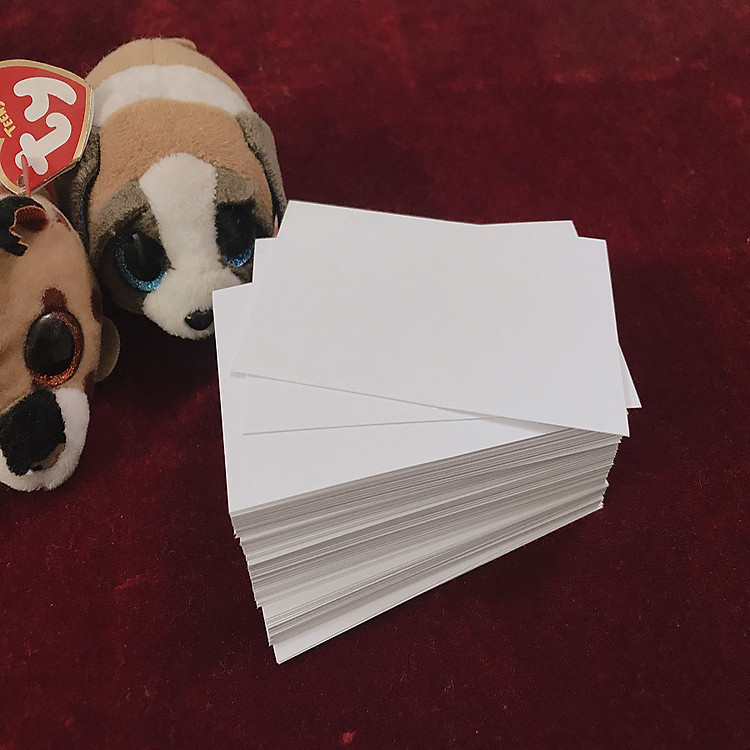 100 thẻ Flashcard giấy Op 300gms