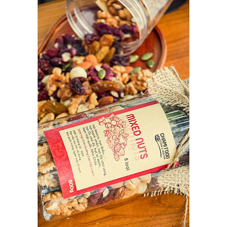 Mua Hạt Dinh Dưỡng Mix Chami Food 500g Đảm bảo Tiết kiệm