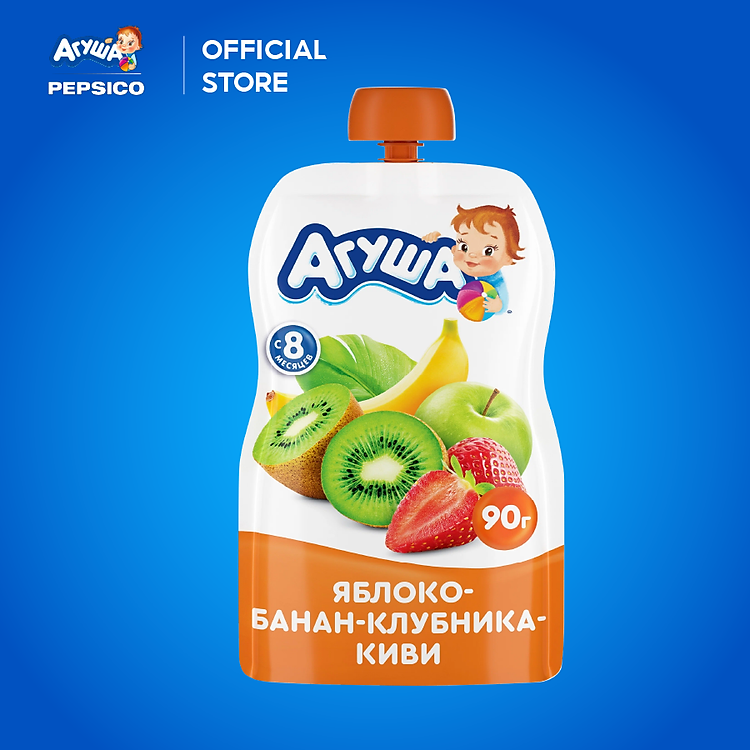 Combo 6 Gói Trái Cây Nghiền Agusha Đảm bảo Tiết kiệm - Hình ảnh 3