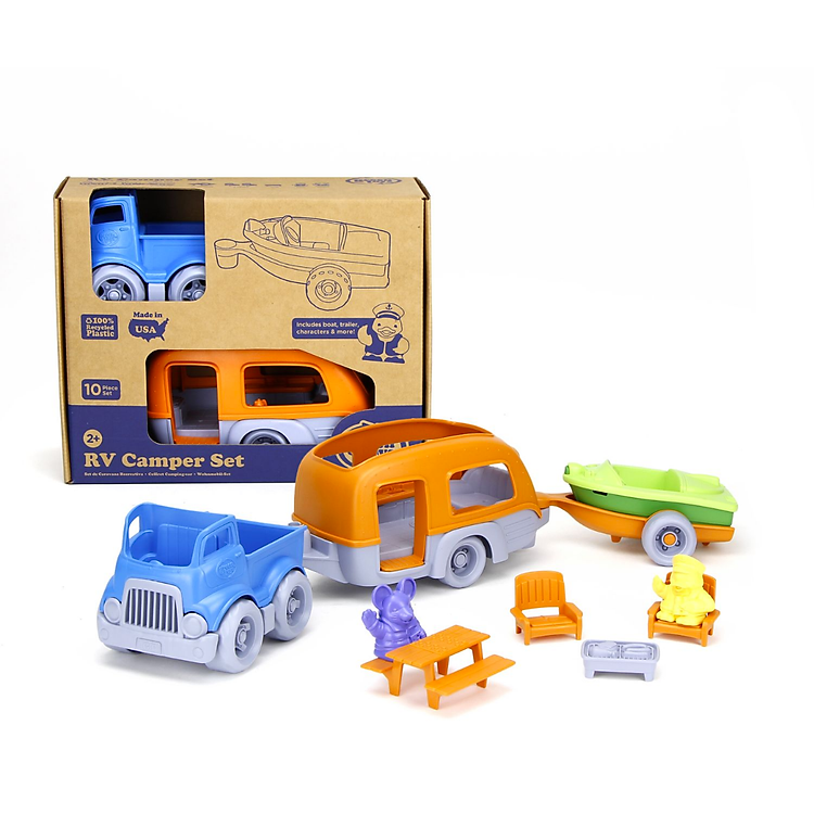 Bộ Đồ Chơi Xe, Thuyền Cắm Trại Green Toys Chính hãng Tiết kiệm - Hình ảnh 5