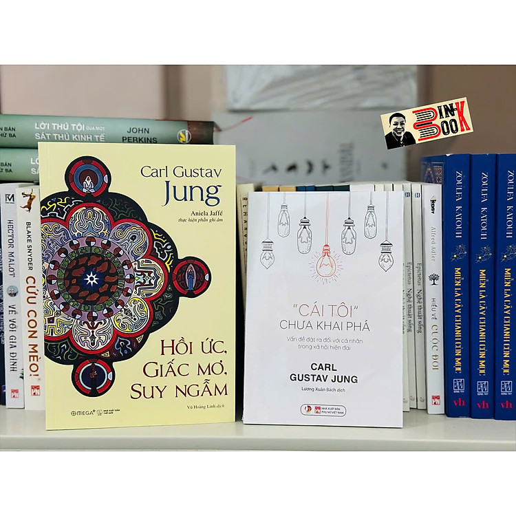 Combo 2 cuốn Carl Jung HỒI ỨC, GIẤC MƠ, SUY NGẪM; CÁI TÔI CHƯA KHAI PHÁ - Carl Gustav Jung – Omega Plus, Bách Việt