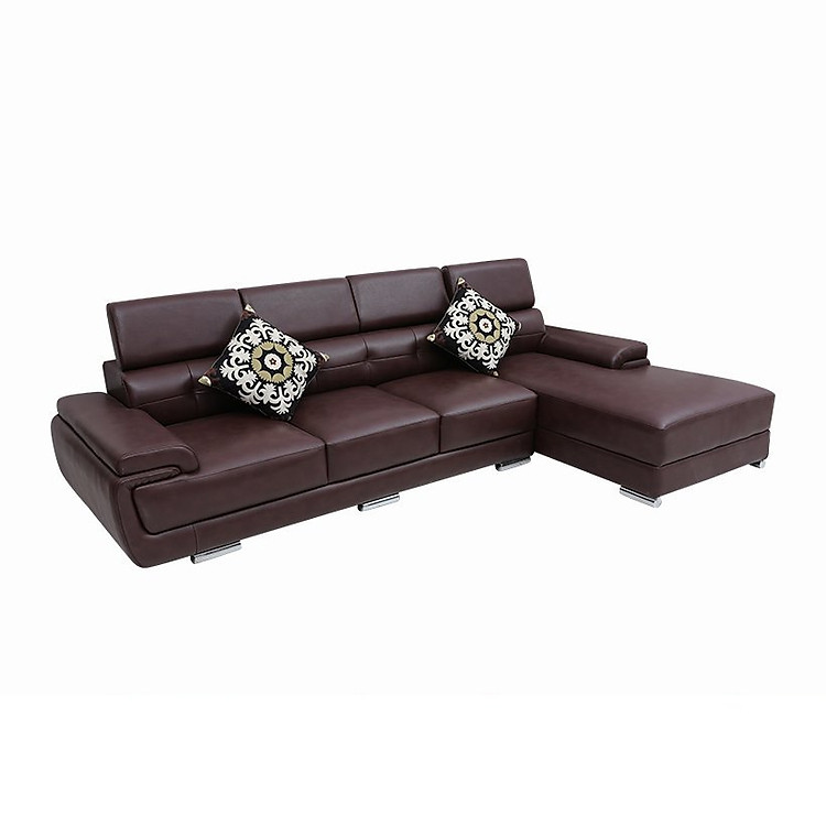 Sofa Da Juno V9.SF10 270 x 160 x 90 cm (Nâu)