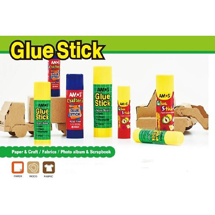 Hồ khô AMOS Glue Stick 8g - Đỏ - Ảnh 4