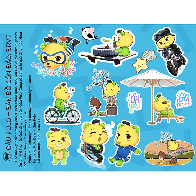 Sticker Pulo Bear - Ảnh 3