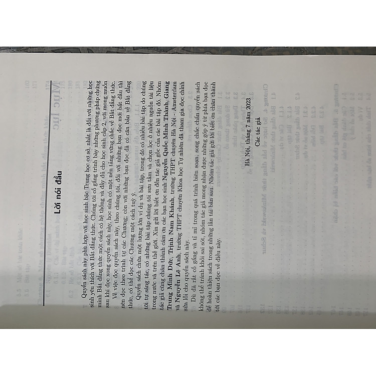 Một số chuyên đề Bất đẳng thức (Dành cho học sinh Trung học cơ sở) - Ảnh 2