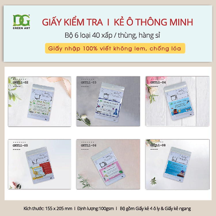 Giấy kiểm tra bán sỉ Green Art - Ảnh 3