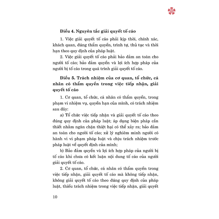 Luật tố cáo năm 2018 sửa đổi, bổ sung năm 2020 (bản in 2024) - Ảnh 6