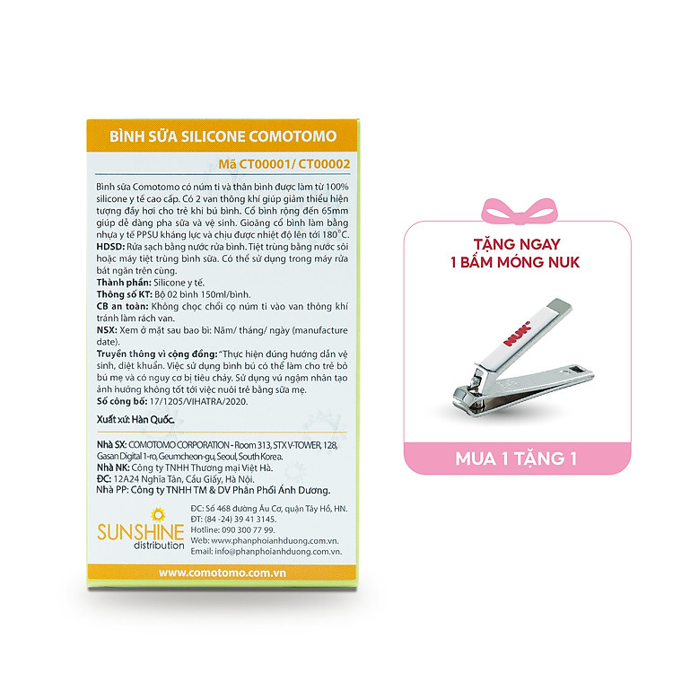 Mua Bộ bình sữa silicone Comotomo 150ml - Xanh Chính hãng Giá tốt - Hình ảnh 4