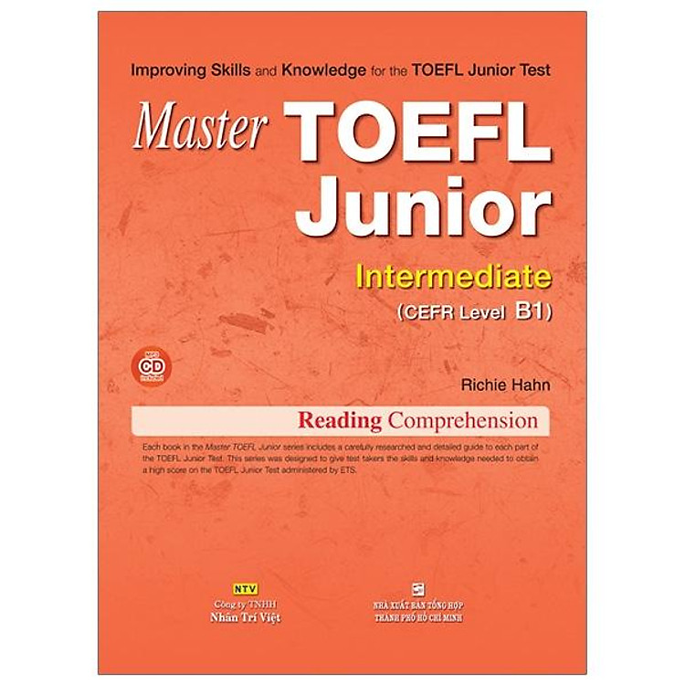 Master Toefl Junior Intermediate: Reading Comprehension (Kèm Cd)