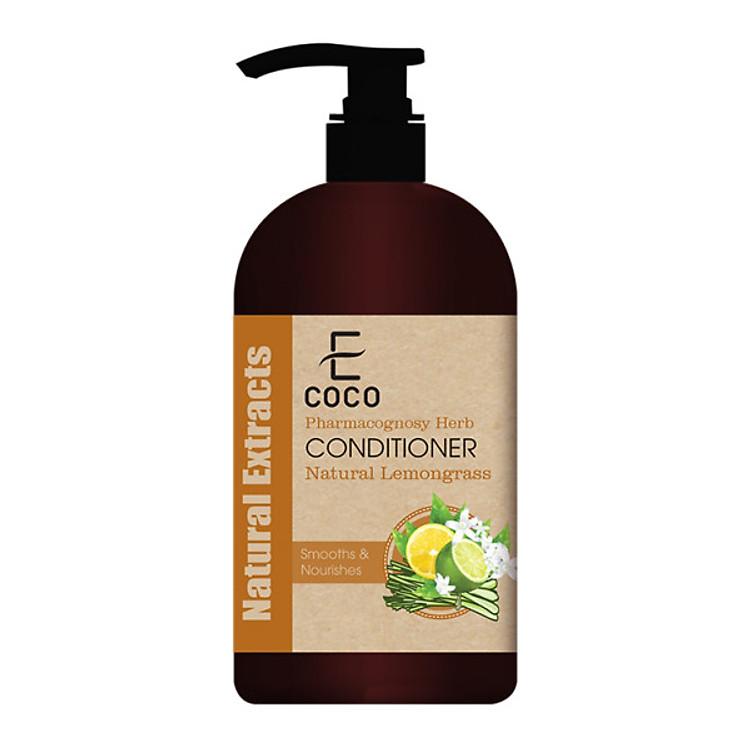 Dầu xả thảo dược dưỡng tóc Ecoco với chiết xuất sả chanh tự nhiên 180g