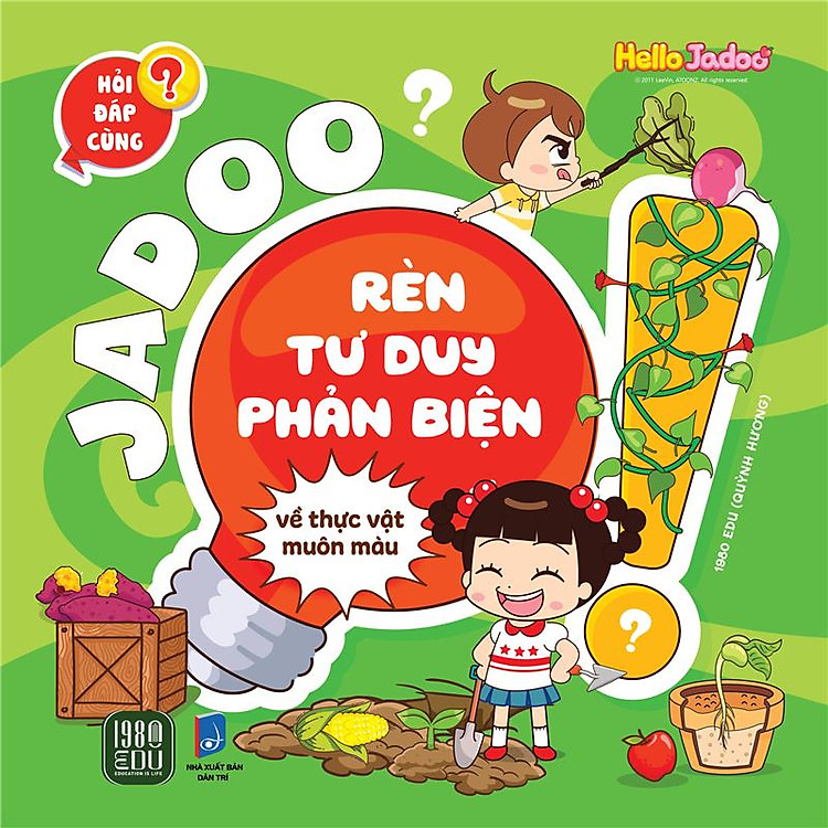 Sách - Jadoo Rèn Luyện Tư Duy Phản Biện Cho Trẻ