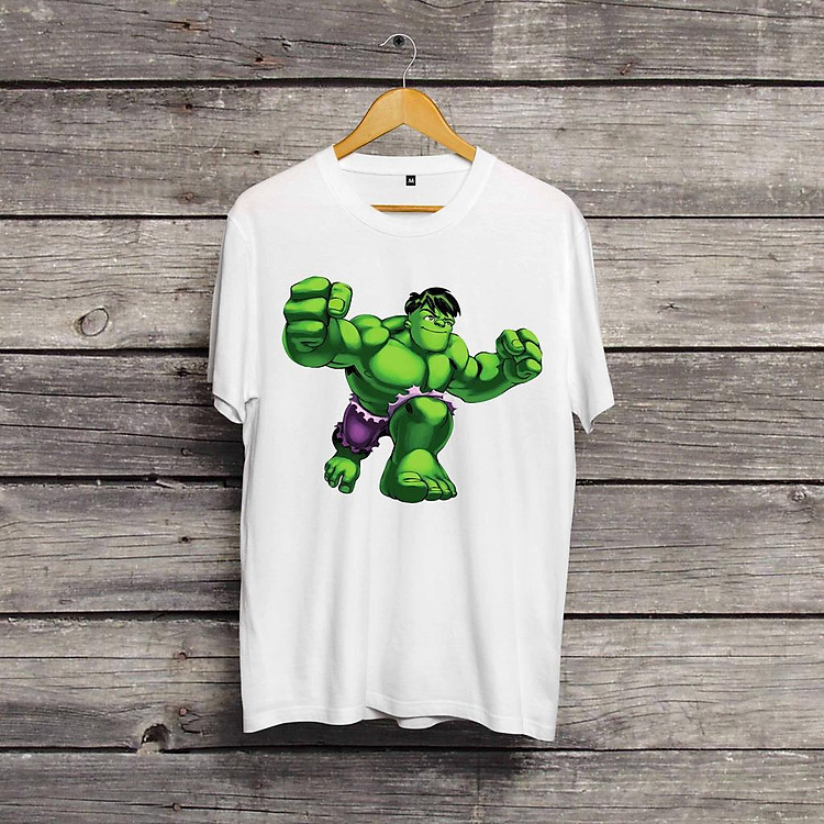 Áo Thun Hulk - Áo Thun Người khổng lồ xanh cực chất - cực rẻ - HULK-012
