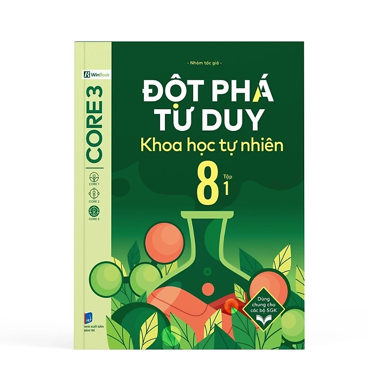 Đột Phá Tư Duy Khoa Học Tự Nhiên 8 Tập 1 - Bản Quyền - Nhiều tác giả - NXB Dân Trí - WinBooks