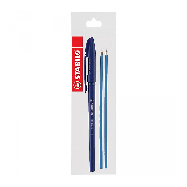 Bút Bi STABILO Re-liner 868 (0.7mm, màu xanh) + 2 ruột 868R xanh - Ảnh 7