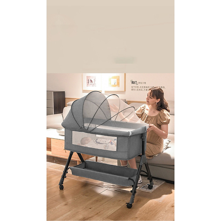 Mua tại Lazada: Nôi cũi vải cho bé sơ sinh Chính hãng, giá tốt