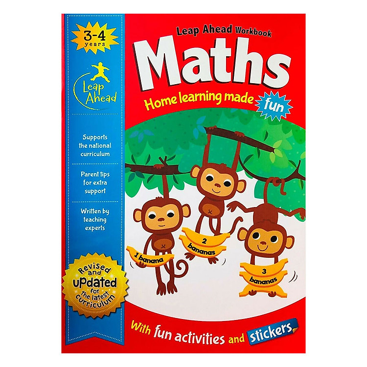 Sách Leap Ahead: 3-4 Years Maths