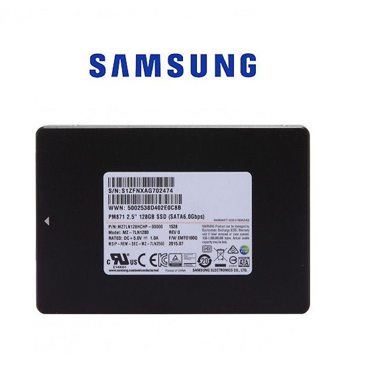 Ổ Cứng SSD Samsung PM871 128GB 2.5 inch SATA iii - Hàng Nhập Khẩu