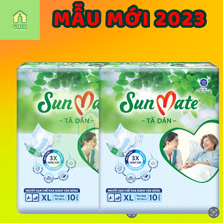 Tìm mua tại Avakids:Combo 2 Tã Dán Người Lớn SunMate XL10, tràn ngập Khuyến mãi, Ưu đãi
