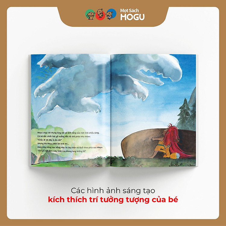 Truyện Ehon bé 3-4-5 tuổi - Chiếc bánh khổng lồ của Mayu - Ảnh 5