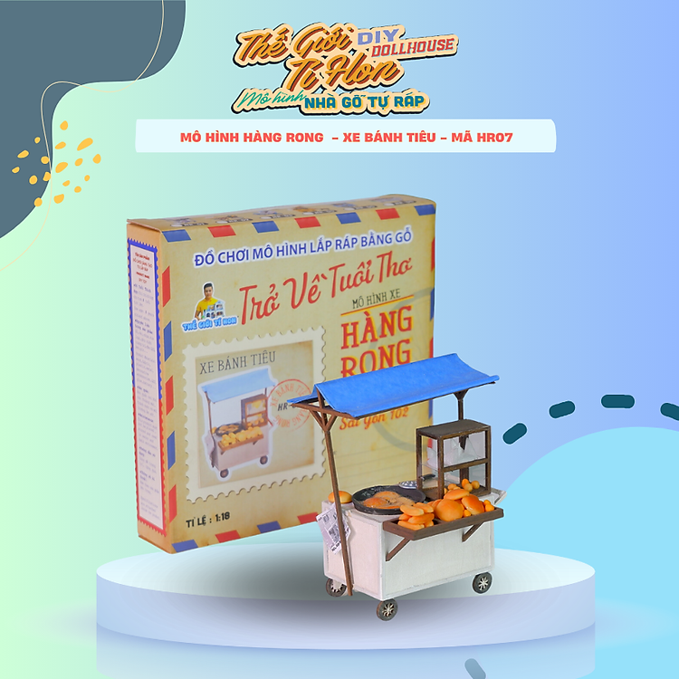 Mua Mô hình DIY Sài Gòn – Xe bánh tiêu Chính hãng Tiết kiệm