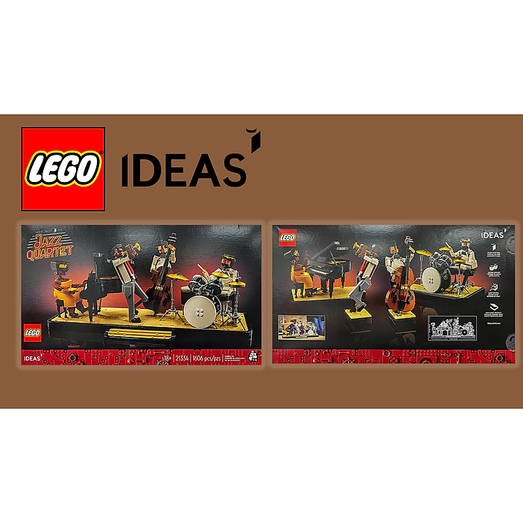 Mua tại Lazada: LEGO 21334 - Bộ Tứ Jazz 1606 chi tiết Chính hãng Tiết kiệm