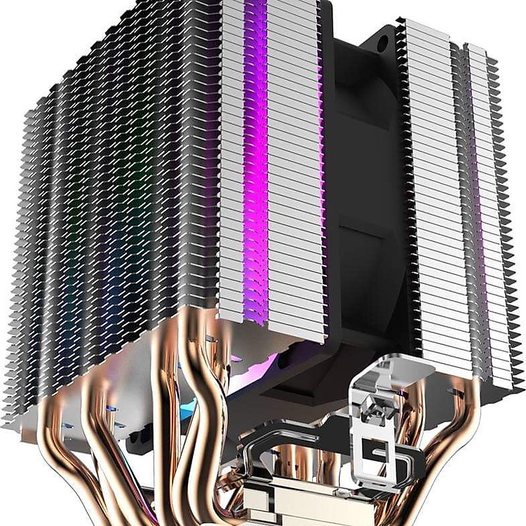 Quạt Tản Nhiệt CPU AIGO L6 Có Đèn Led Hộ Trợ Sk Intel 775 / 115x / 2011 / 1366/2011/AMD/ AM2 / AM3 Chính Hãng