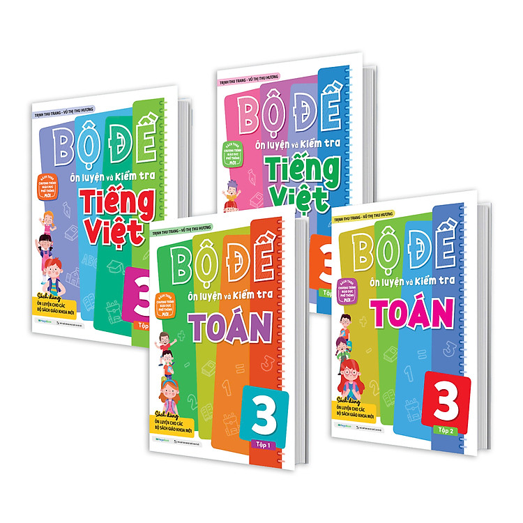 Bộ đề ôn luyện và kiểm tra Toán và Tiếng Việt lớp 3