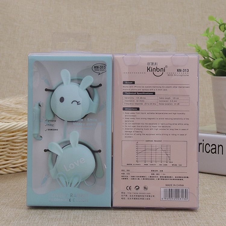 Tai nghe chụp tai dành cho tất cả các dòng điện thoại, phong cách Hàn quốc, màu sắc tự chọn+ Tặng kèm hình dán ngẫu nhiên