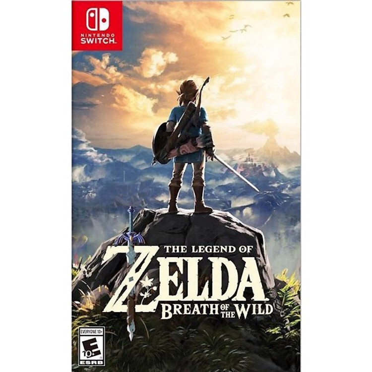 Đĩa Game Nintendo Switch - The Legend of Zelda: Breath of the Wild Nguyên Seal Hệ US - Hàng Chính Hãng