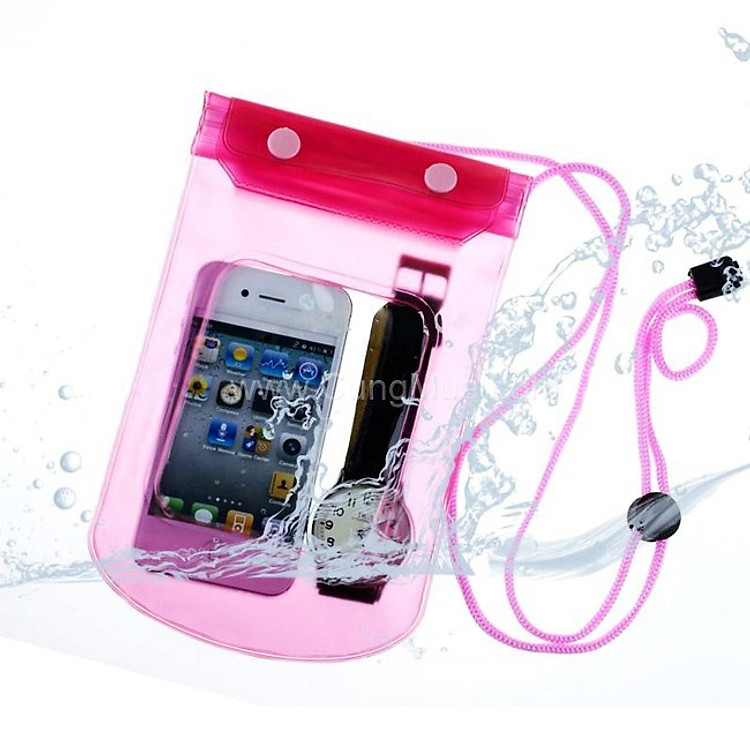 Túi Zip Đựng Điện Thoại Chống Nước Có Dây Đeo (màu ngẫu nhiên)