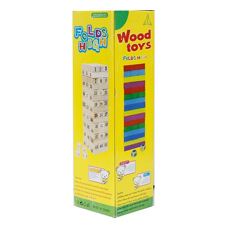 Bộ Trò Chơi Rút Gỗ 48 Thanh Gỗ