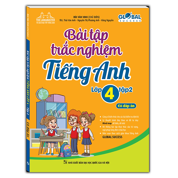 GLOBAL SUCCESS – Bài Tập Trắc Nghiệm Tiếng Anh Lớp 4 Tập 2