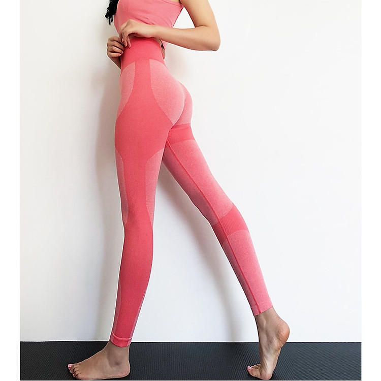 Quần thể thao tập gym yoga nâng mông chất liệu dệt HQ01