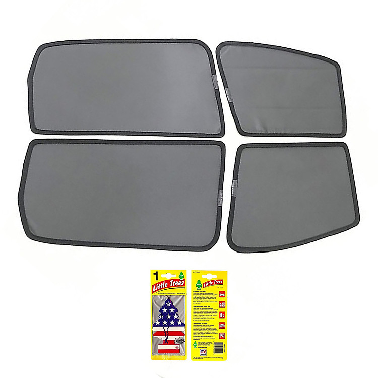 Bộ rèm che nắng ô tô nam châm theo xe HONDA CRV - Hàng Chính Hãng - Quà tặng cây thông thơm treo xe