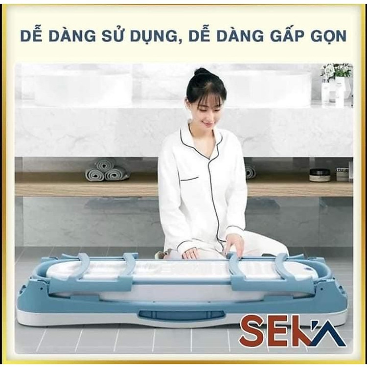 Mua Bồn Tắm Gấp Gọn Seka 1m18 Chính Hãng Chính hãng Giá rẻ - Hình ảnh 5
