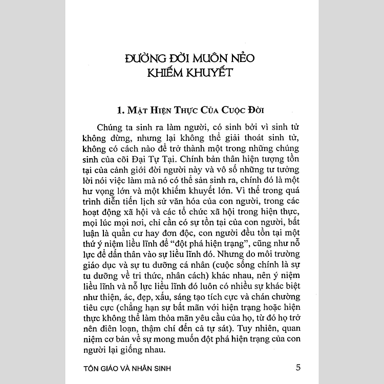 Tôn Giáo Và Nhân Sinh - Ảnh 2