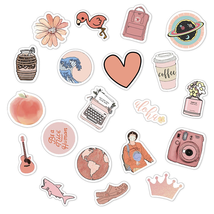 Sticker Peach Màu Lòng Đào Hình Dán Trang Trí Nón Bảo Hiểm Va Ly Decal Chống Nước Chất Lượng Cao Bomb Laptop Xe Đạp Xe Máy Xe Điện Motor Máy Tính Học Sinh Tủ Quần Áo Nắp Lưng Điện Thoại
