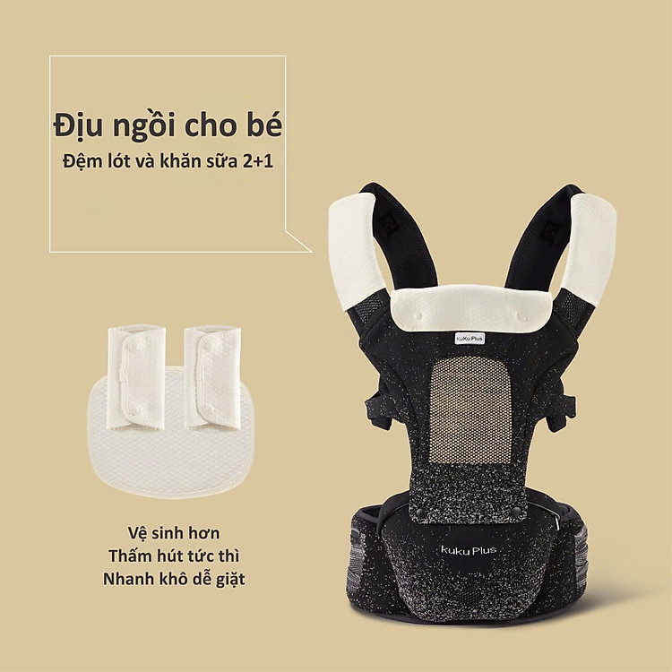 Địu Ngồi Đa Năng 5in1 KU-PLUS Chính hãng Giá tốt - Hình ảnh 3