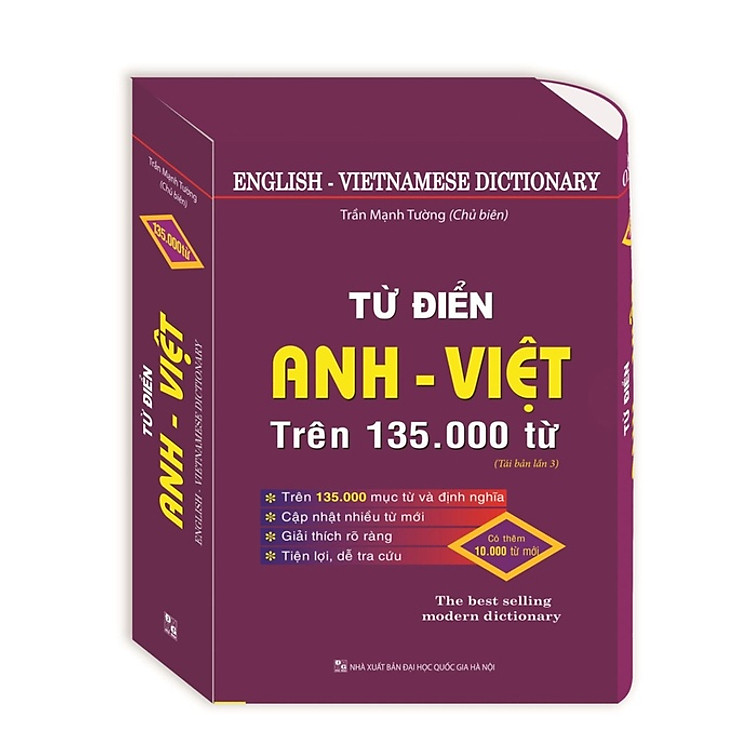 Từ điển Anh - Việt trên 135.000 từ (Tái Bản 04)