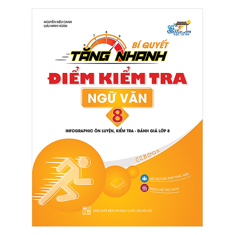 Sách Bí Quyết Tăng Nhanh Điểm Kiểm Tra Ngữ Văn Lớp 8
